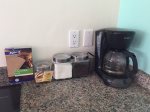 Upon arrival you`ll find coffee, tea, sugar, coffee filters for your convenience